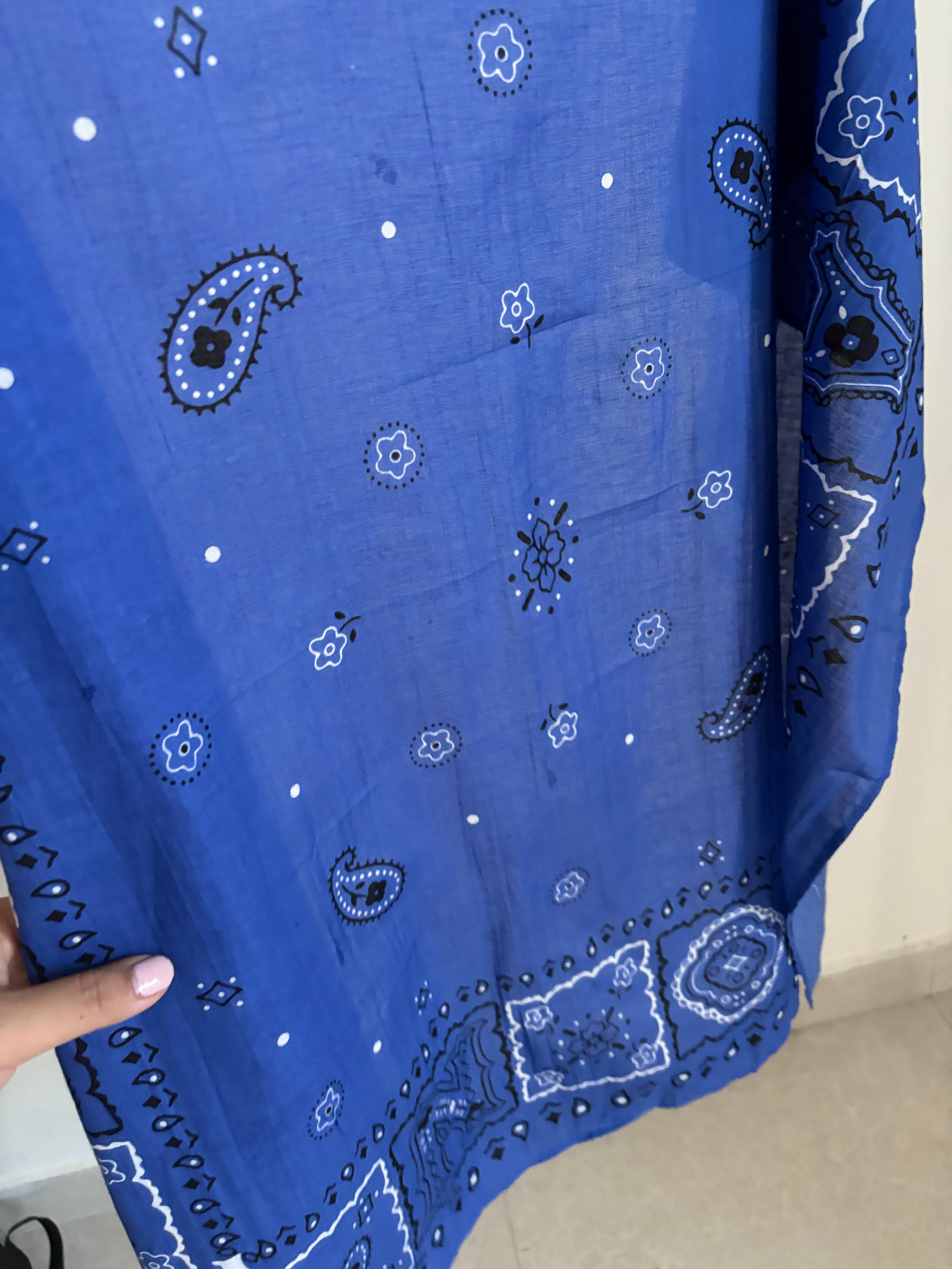 Damson madder paisley Scarf