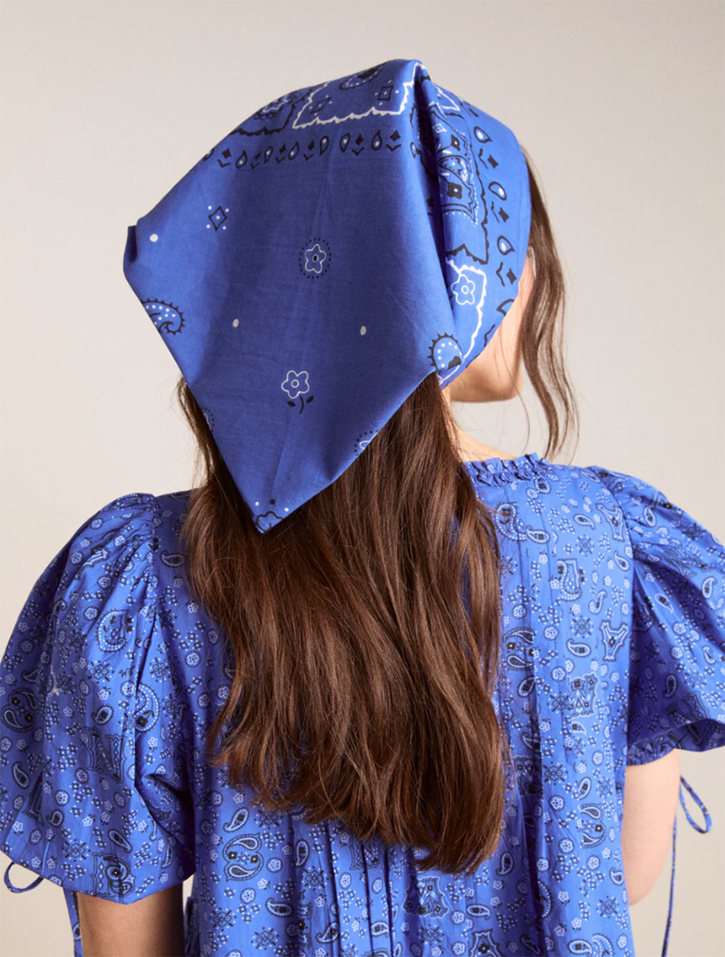 Damson madder paisley Scarf
