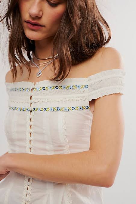 FREE PEOPLE  Sweet As Pie Top S