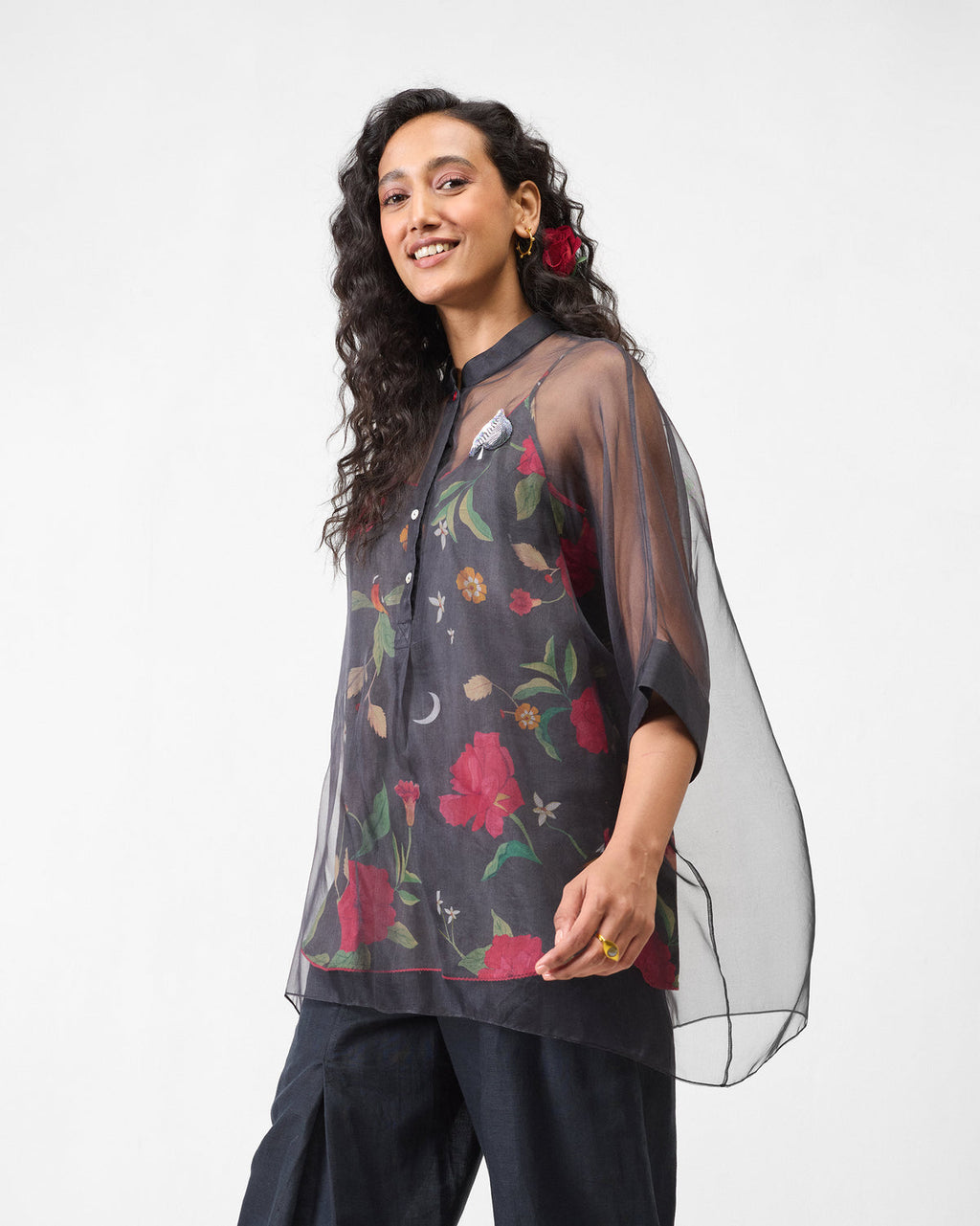 NICOBAR Jaisalmer SILK Shirt ONLY