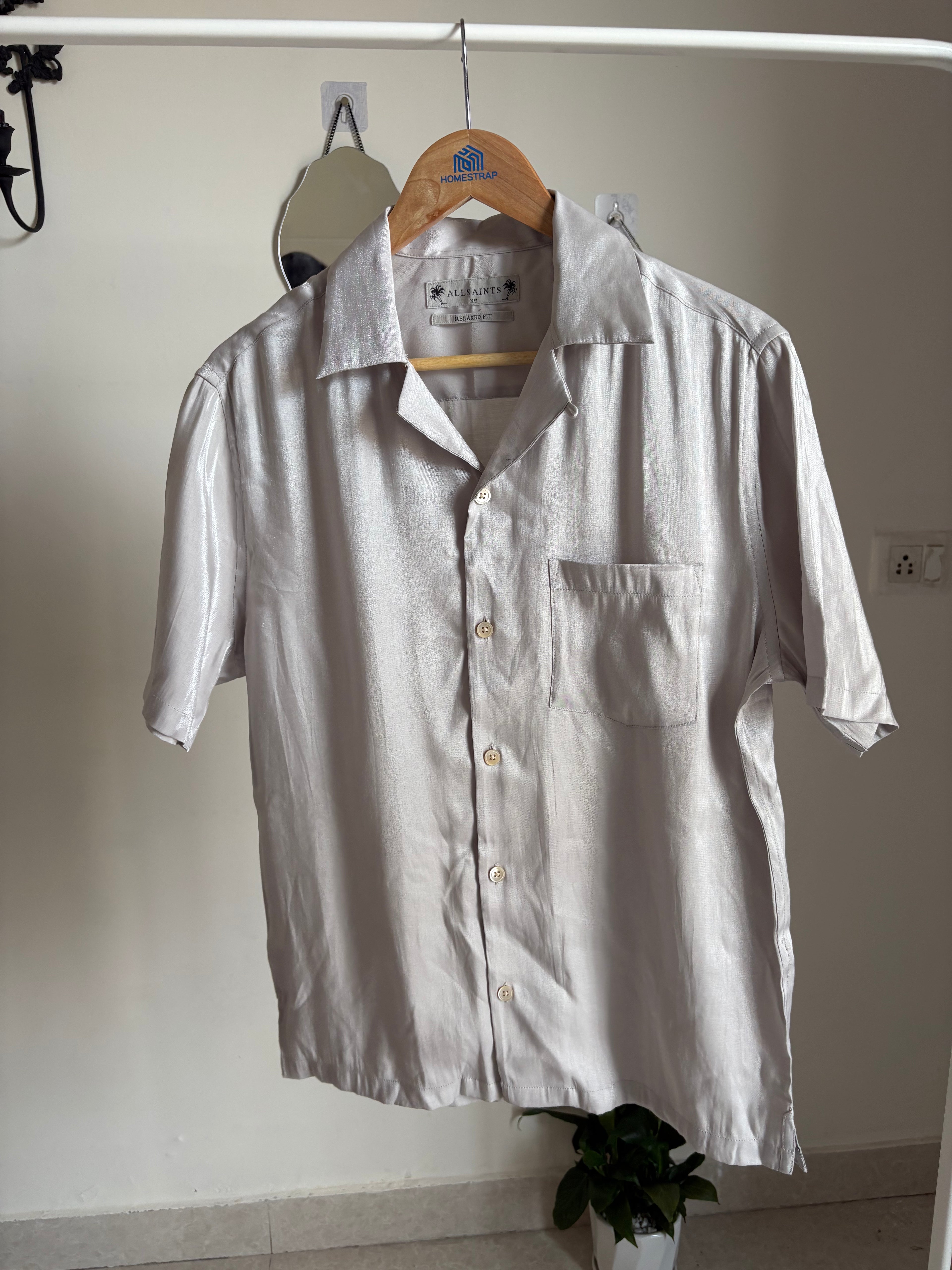 All Saints Duran Relaxed Fit Shirt XS