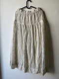 THE GREAT. EMBROIDERED SKIRT  S