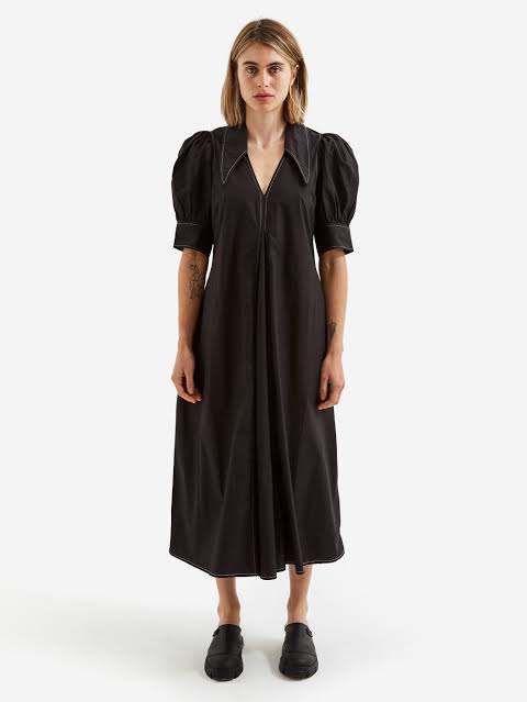 Ganni Collar dress S/M
