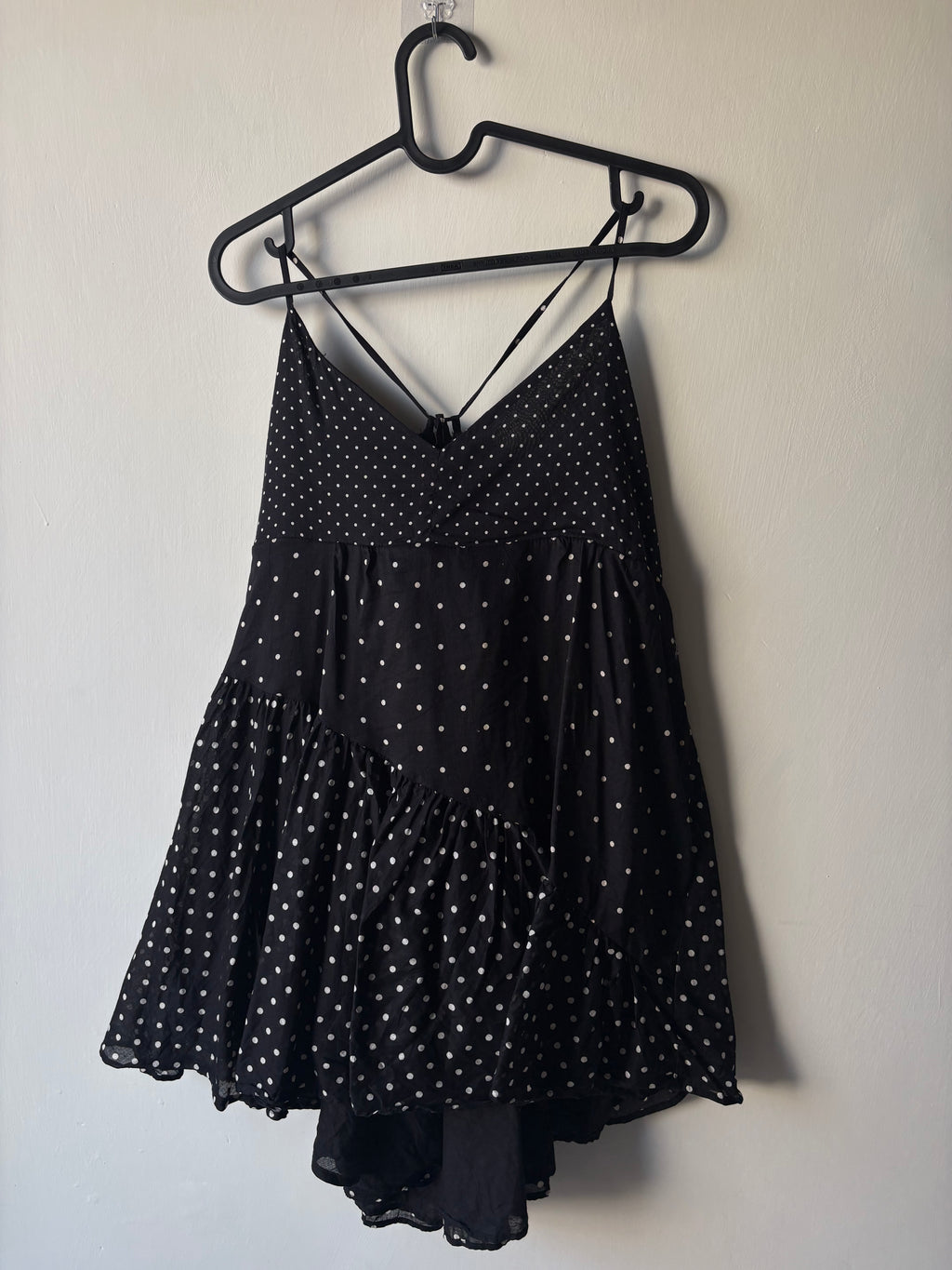 studio CLIP "Kin." Dot Patchwork Camisole Tunic