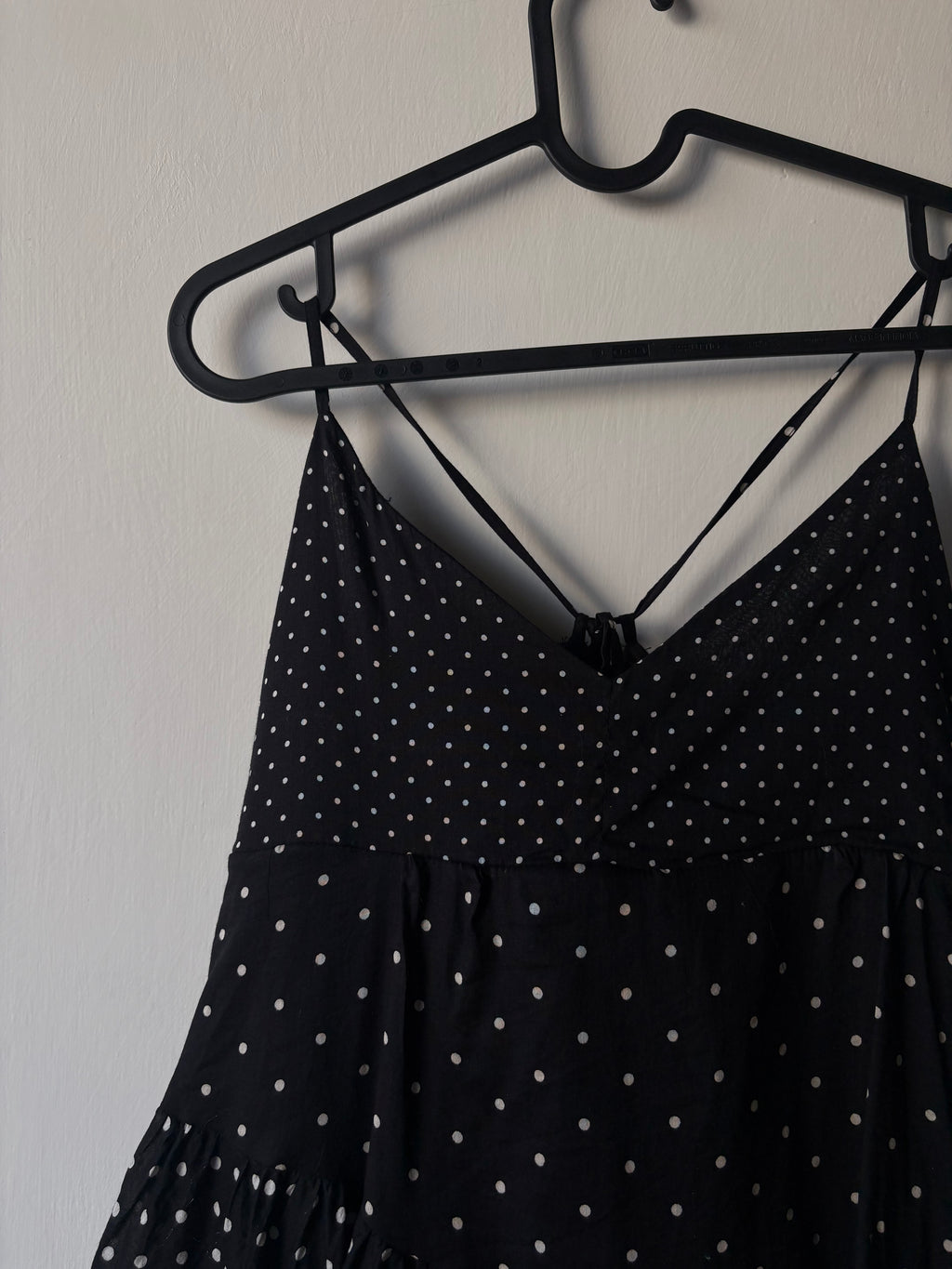 studio CLIP "Kin." Dot Patchwork Camisole Tunic