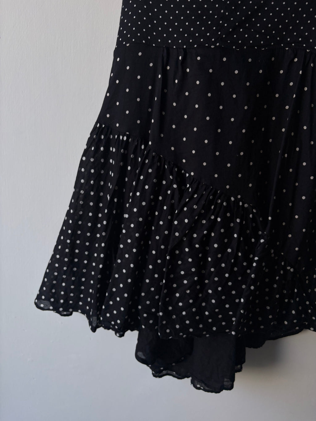 studio CLIP "Kin." Dot Patchwork Camisole Tunic