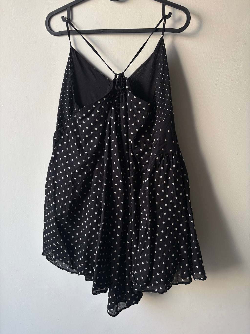 studio CLIP "Kin." Dot Patchwork Camisole Tunic
