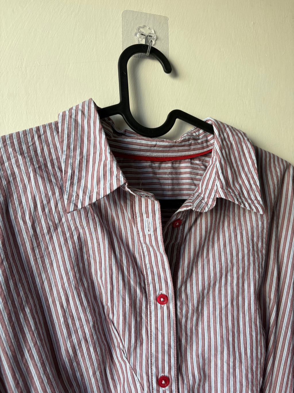 MAEVE  Long-Sleeve Waisted Buttondown Shirt