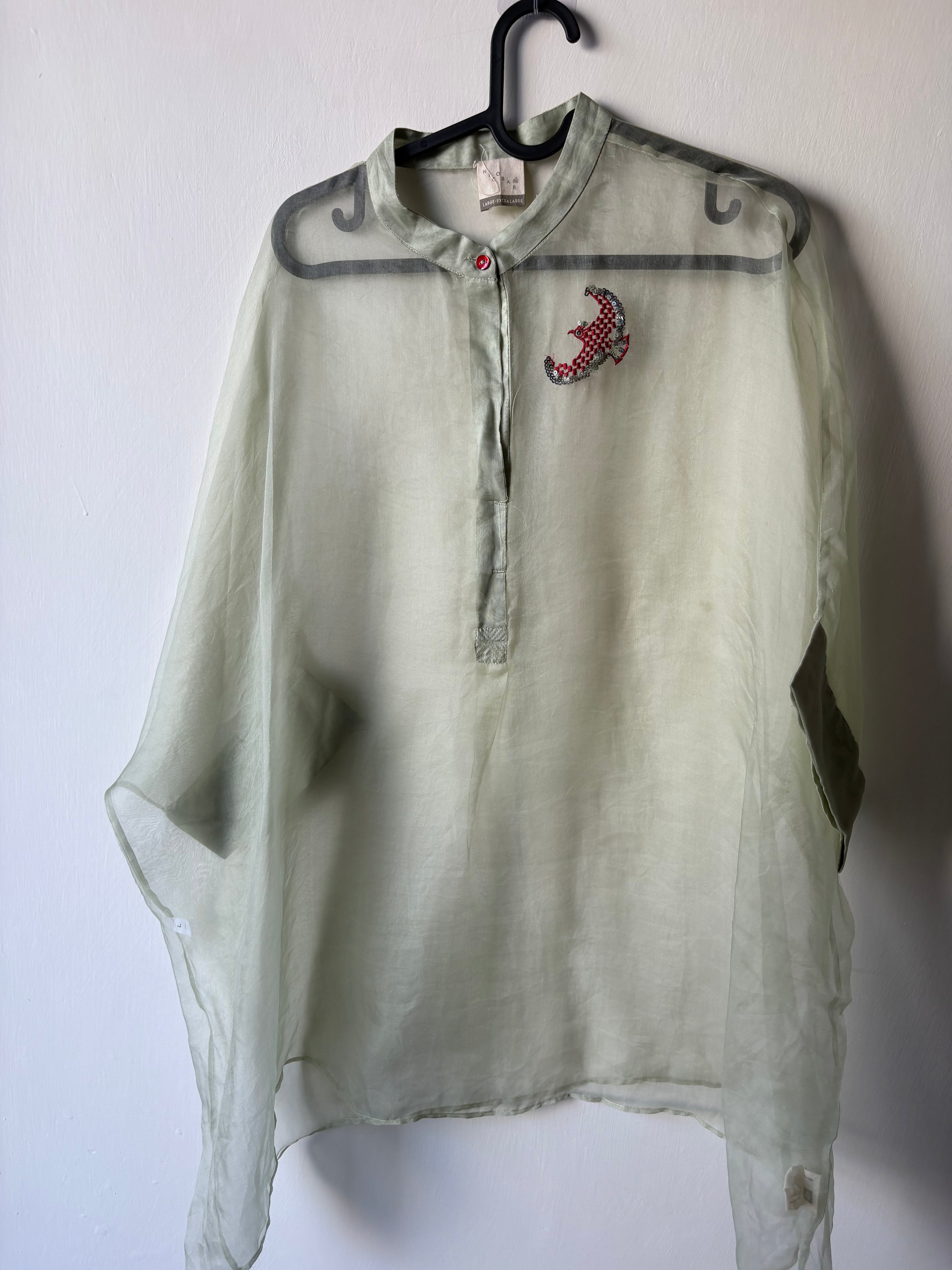 NICOBAR Jaisalmer SILK Shirt ONLY