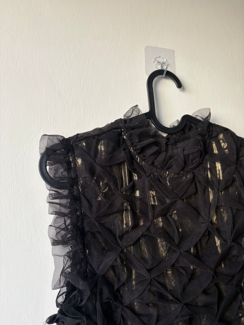 AllSaints Lola ruffled tiered dress S