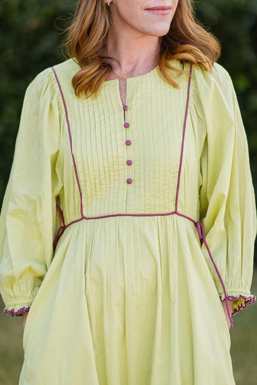 BAYBALA Manymoons Mallie Dress in Chartreuse