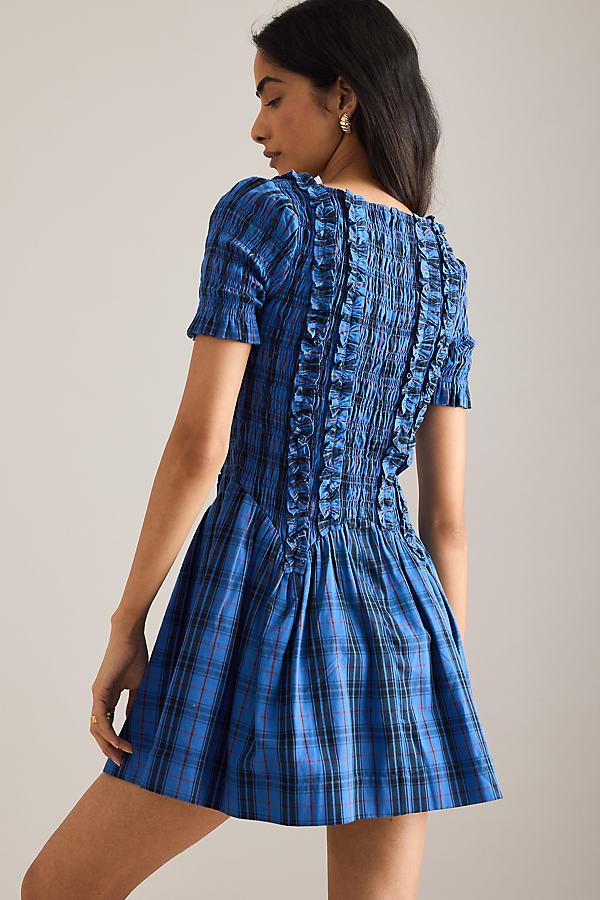 Damson Madder Raphaela Short-Sleeve Mini Dress