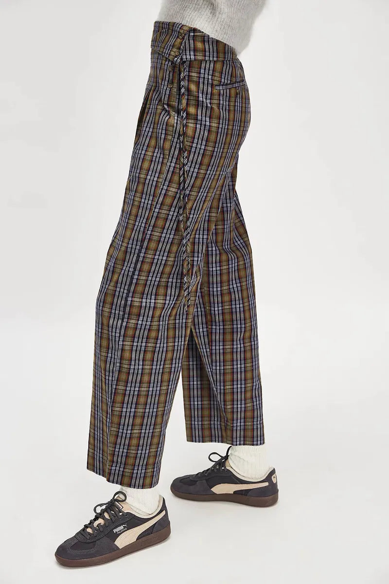 DAMSON MADDER Fia Trousers - Multi Check UK 10