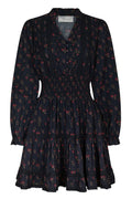 Neo Noir Cornell Fine Print Dress