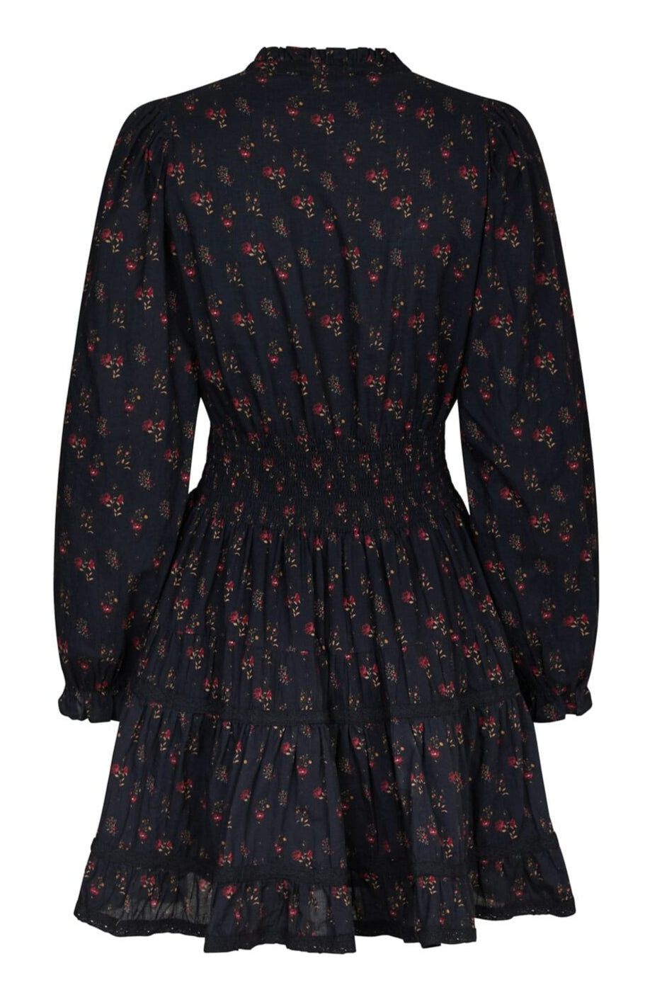 Neo Noir Cornell Fine Print Dress
